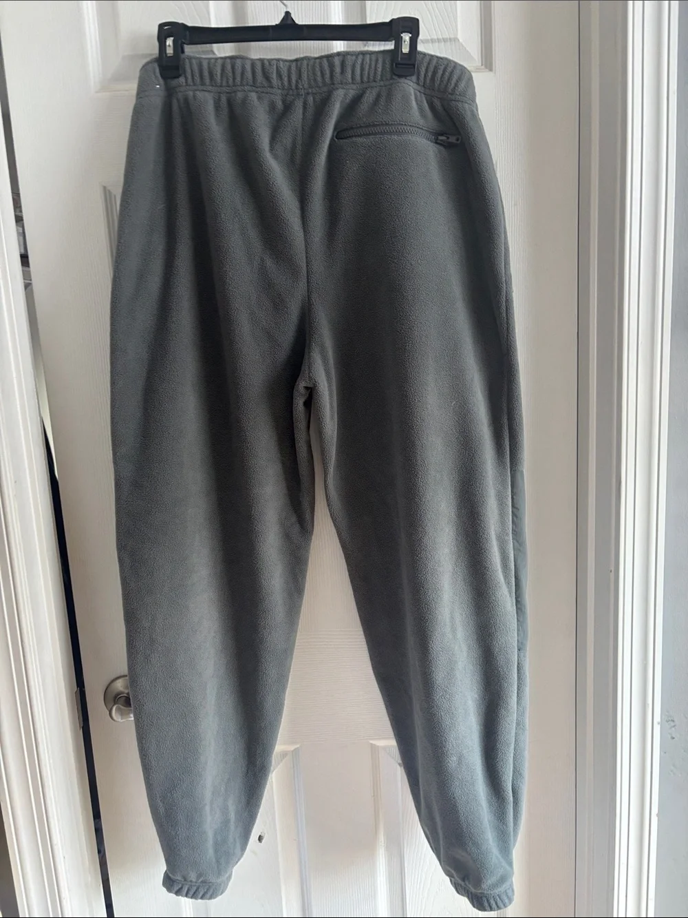 Nike Gray Fleece Joggers with Knee Panels
